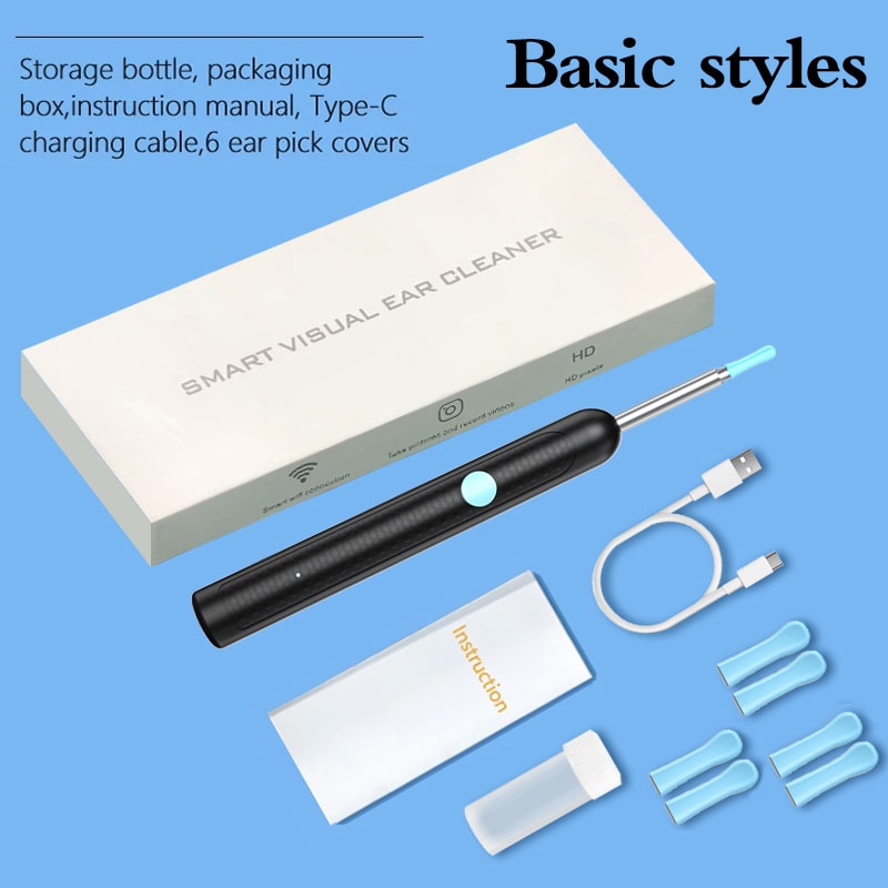 Smart HD Ear Cleaner Camera With LED Light Visual Earwax Removal Tool 6