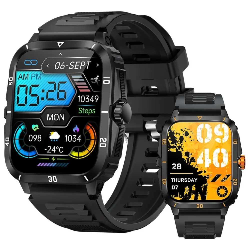 Bluetooth Calling Smartwatch Fitness Tracker with Heart Rate & Blood Oxygen Monitor