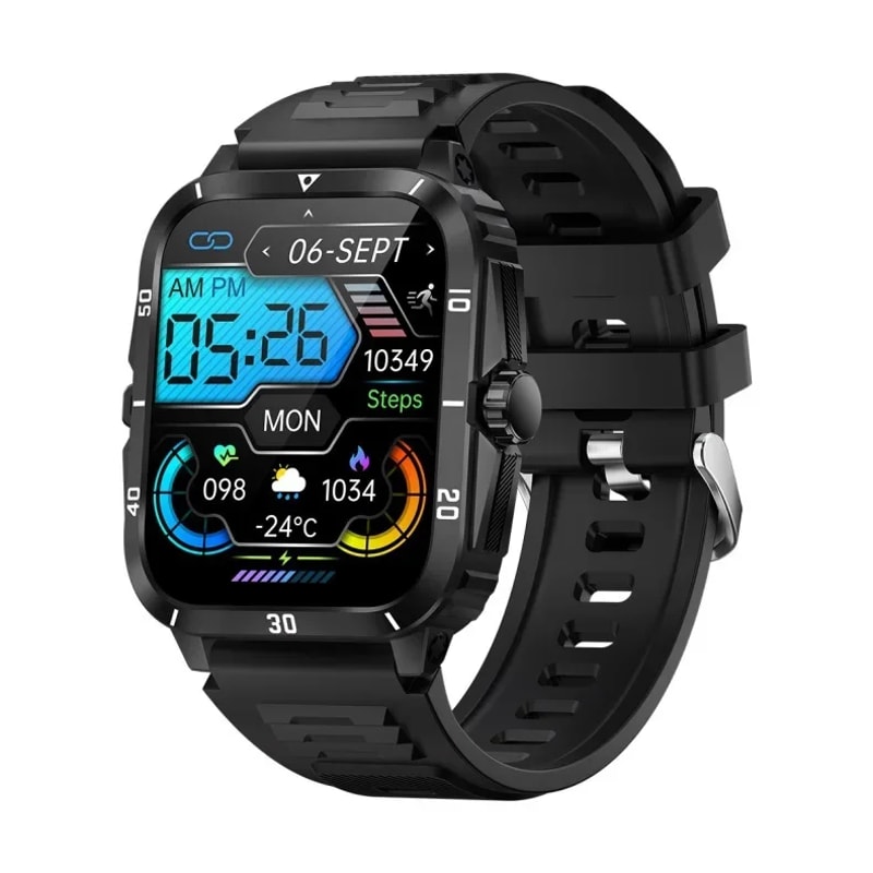 Bluetooth Calling Smartwatch Fitness Tracker with Heart Rate & Blood Oxygen Monitor