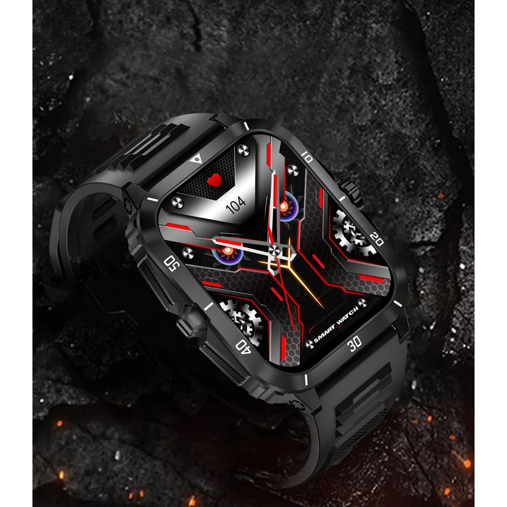 Bluetooth Calling Smartwatch Fitness Tracker with Heart Rate & Blood Oxygen Monitor