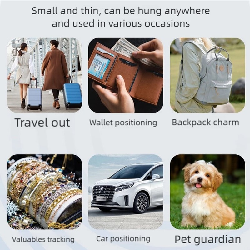 Smart Bluetooth GPS Tracker for Kids Pets Keys Wallet Real Time Anti Lost Locator for iOS Android