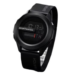 rugged waterproof led digital sports watch for men fitness alarm chrono