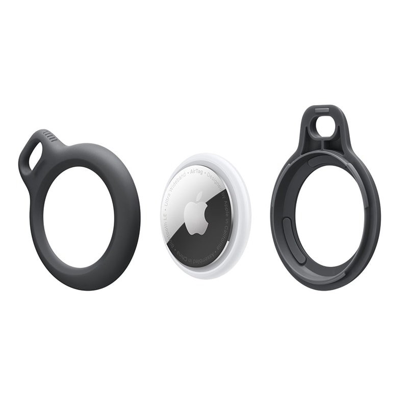 Silicone AirTag Dog Collar Holder Keychain Case Anti Loss Protective Cover 1