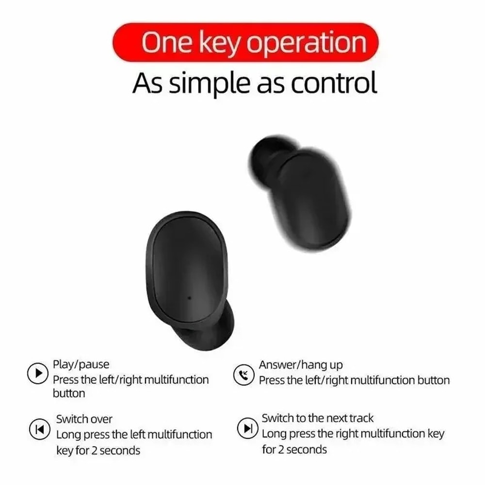 Wireless Earbuds with Noise Cancelling & LED Display Charging Case