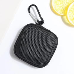portable shockproof headphone case travel organizer for earbuds, cables & accessories