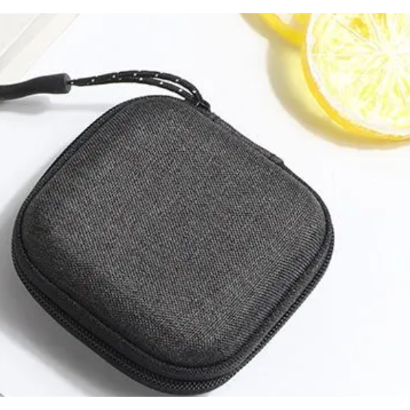Portable Shockproof Headphone Case Travel Organizer for Earbuds, Cables & Accessories