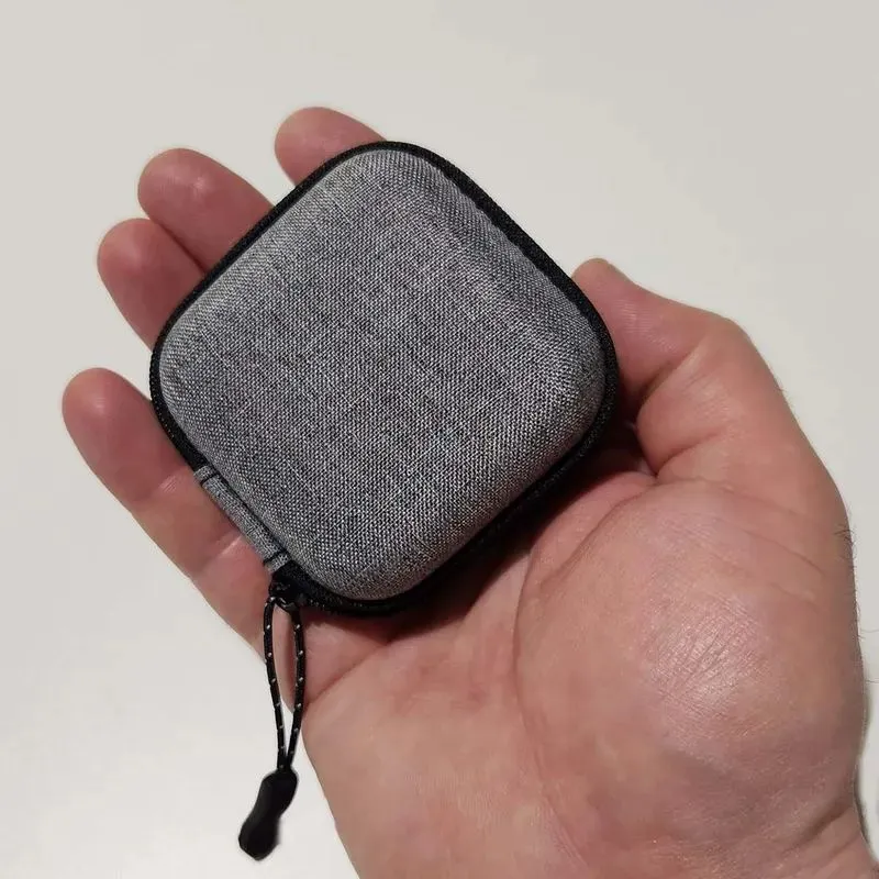 Portable Shockproof Headphone Case Travel Organizer for Earbuds, Cables & Accessories