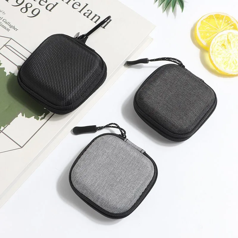 Portable Shockproof Headphone Case Travel Organizer for Earbuds, Cables & Accessories
