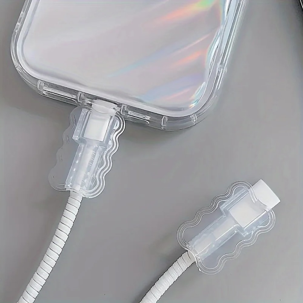 Cable Protector Sleeves Anti Break Charger Saver Flexible Charging Cable Protector 4