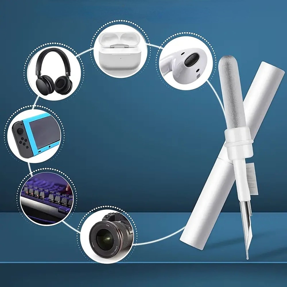 Premium AirPods Cleaning Kit Pen Multi Tool for Earbuds and Bluetooth Earphone Care