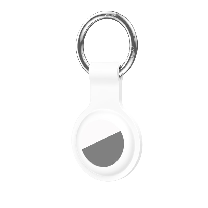 Silicone AirTag Case With Keychain Anti Scratch Protective Cover For Apple AirTag 7