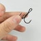 High Carbon Steel Treble Fishing Hooks Set Ultra Sharp Round Bend Bass Fishing Hooks