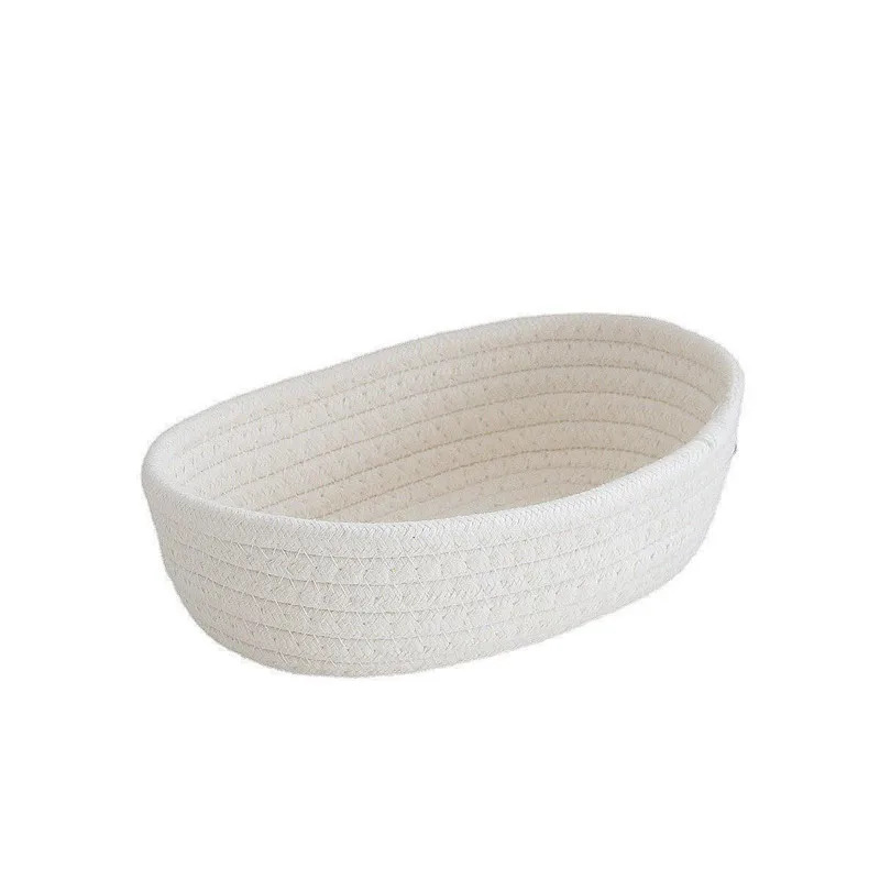 Nordic Cotton Rope Storage Basket Organizer For Desk And Home Clutter 6