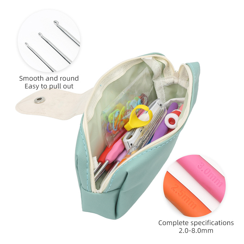 Ergonomic Crochet Hook Set Extra Long Kit With Soft Grip Crochet Needles For Beginners Pros 2