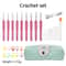 Ergonomic Crochet Hook Set Extra Long Kit With Soft Grip Crochet Needles For Beginners Pros 7