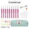 Ergonomic Crochet Hook Set Extra Long Kit With Soft Grip Crochet Needles For Beginners Pros 7