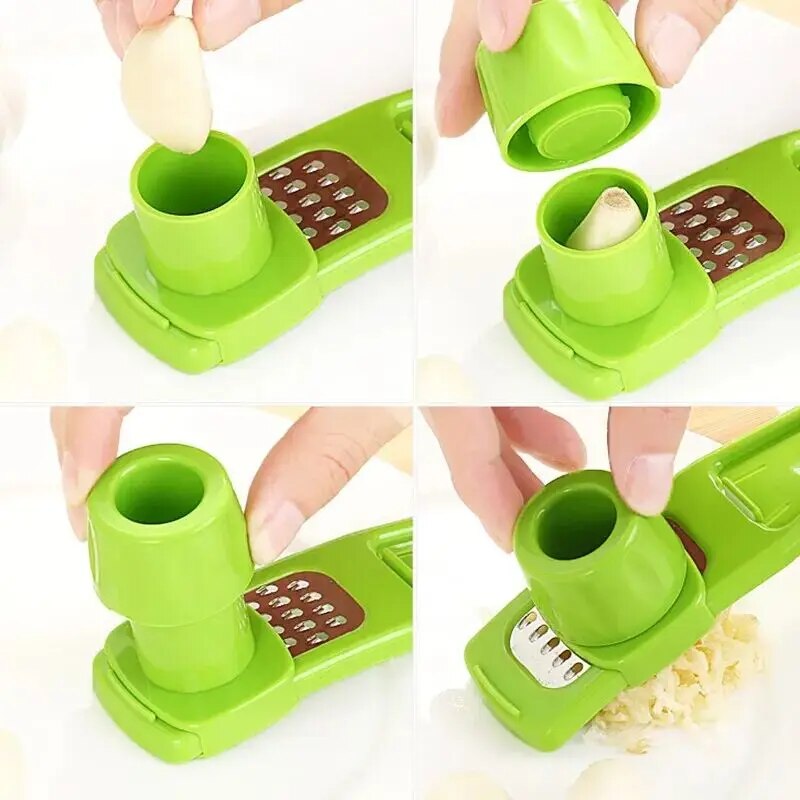 Mini Garlic Crusher Manual Garlic Press Grinder for Quick Kitchen Prep