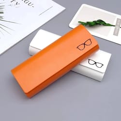 slim anti pressure glasses case with mirror portable eyeglass case for sunglasses & myopia glasses
