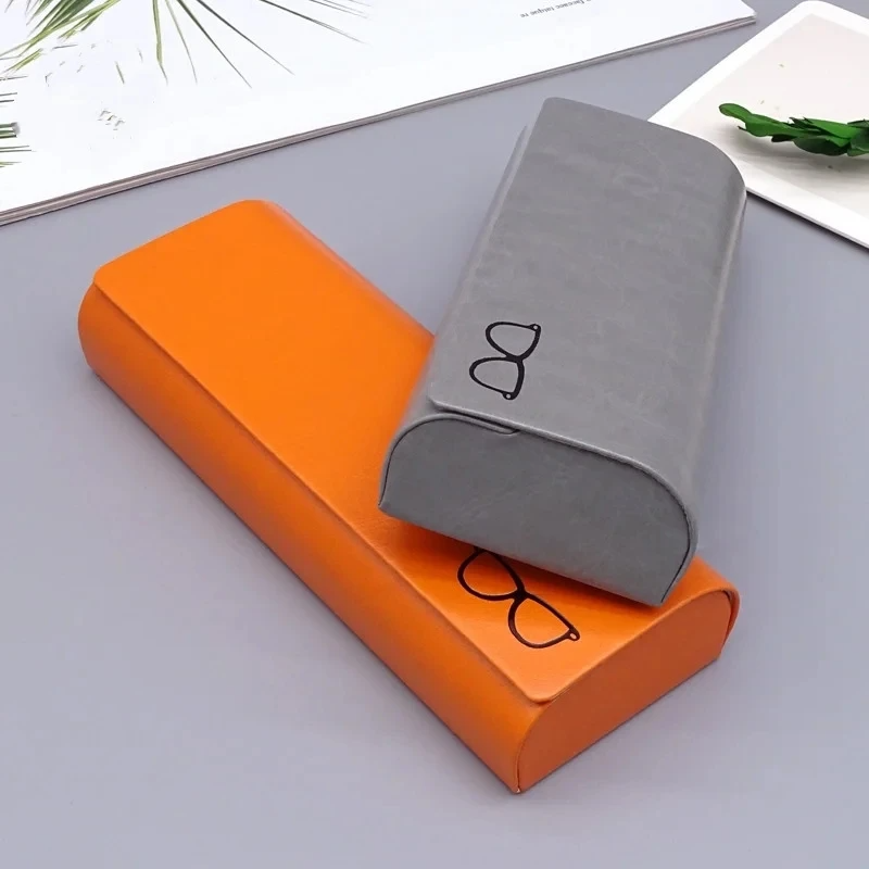 Slim Anti Pressure Glasses Case With Mirror Portable Eyeglass Case For Sunglasses Myopia Glasses 3