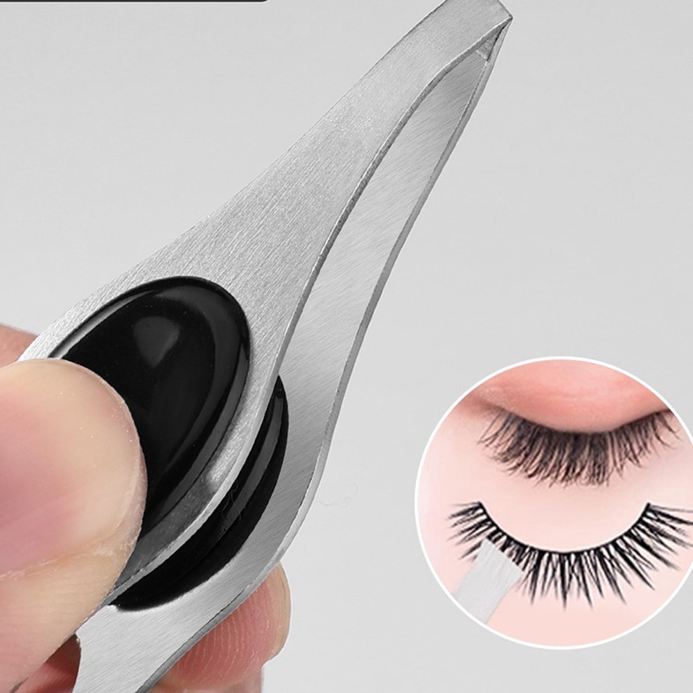LED Precision Eyebrow Tweezer with Light Portable Stainless Steel Hair Remover