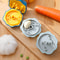 Manual Rotary Garlic Chopper Cute Garlic Shape Mini Food Grinder for Chili Ginger Garlic