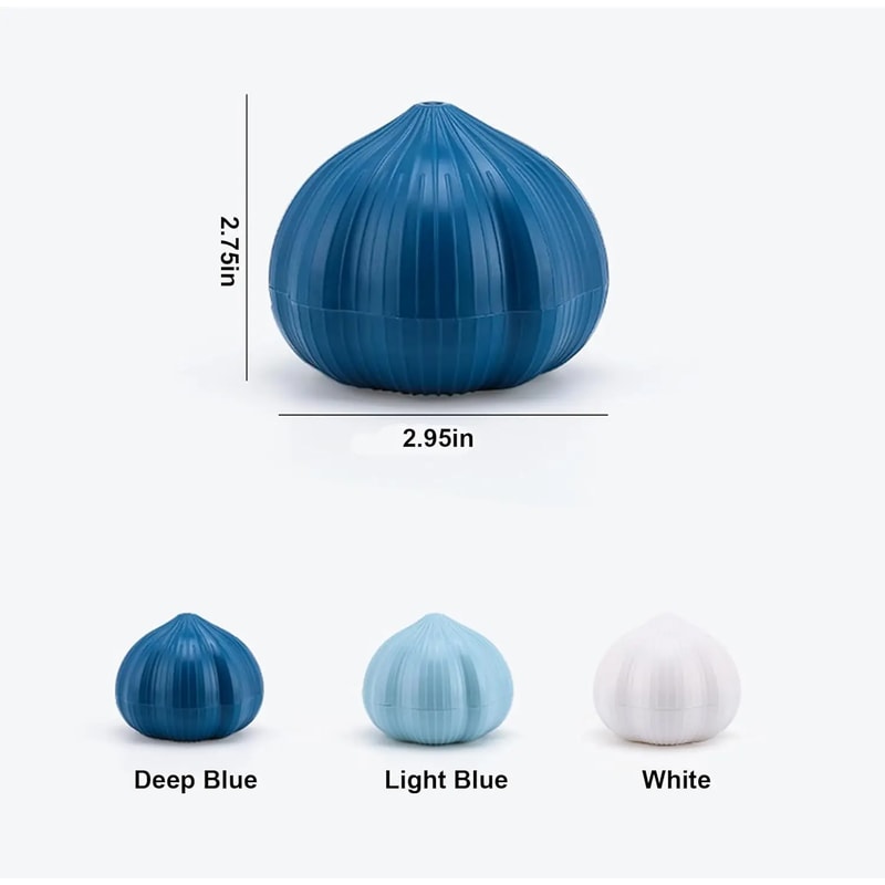 Manual Rotary Garlic Chopper Cute Garlic Shape Mini Food Grinder for Chili Ginger Garlic