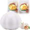 Manual Rotary Garlic Chopper Cute Garlic Shape Mini Food Grinder for Chili Ginger Garlic