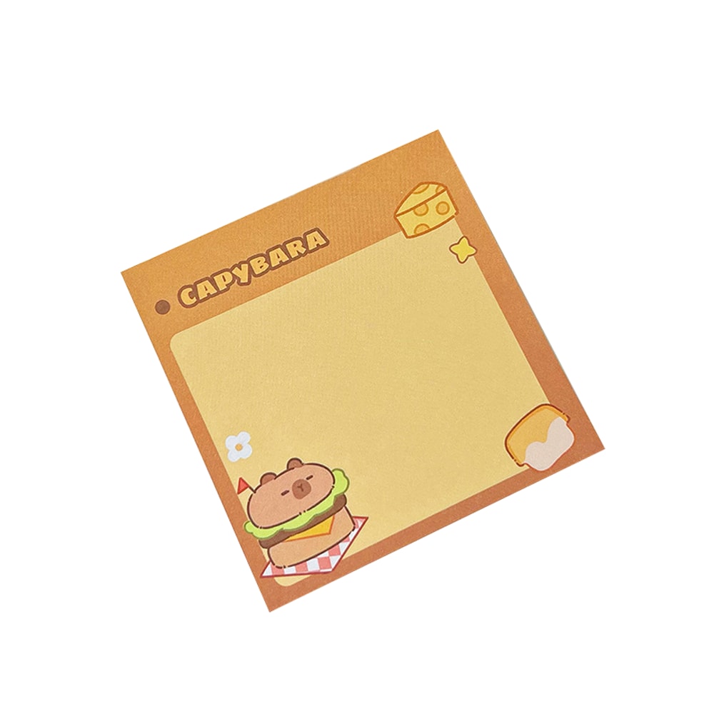 Capybara Memo Pad Cute Cartoon Stationery Notes For School And Office 7