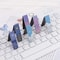 Magnetic Forest Landscape Bookmarks Set for Readers and Book Lovers