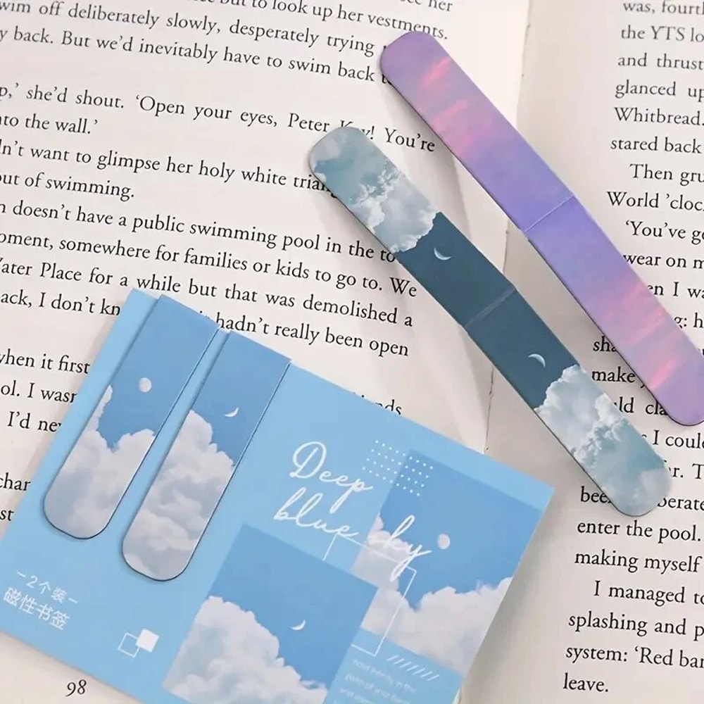 Magnetic Forest Landscape Bookmarks Set for Readers and Book Lovers