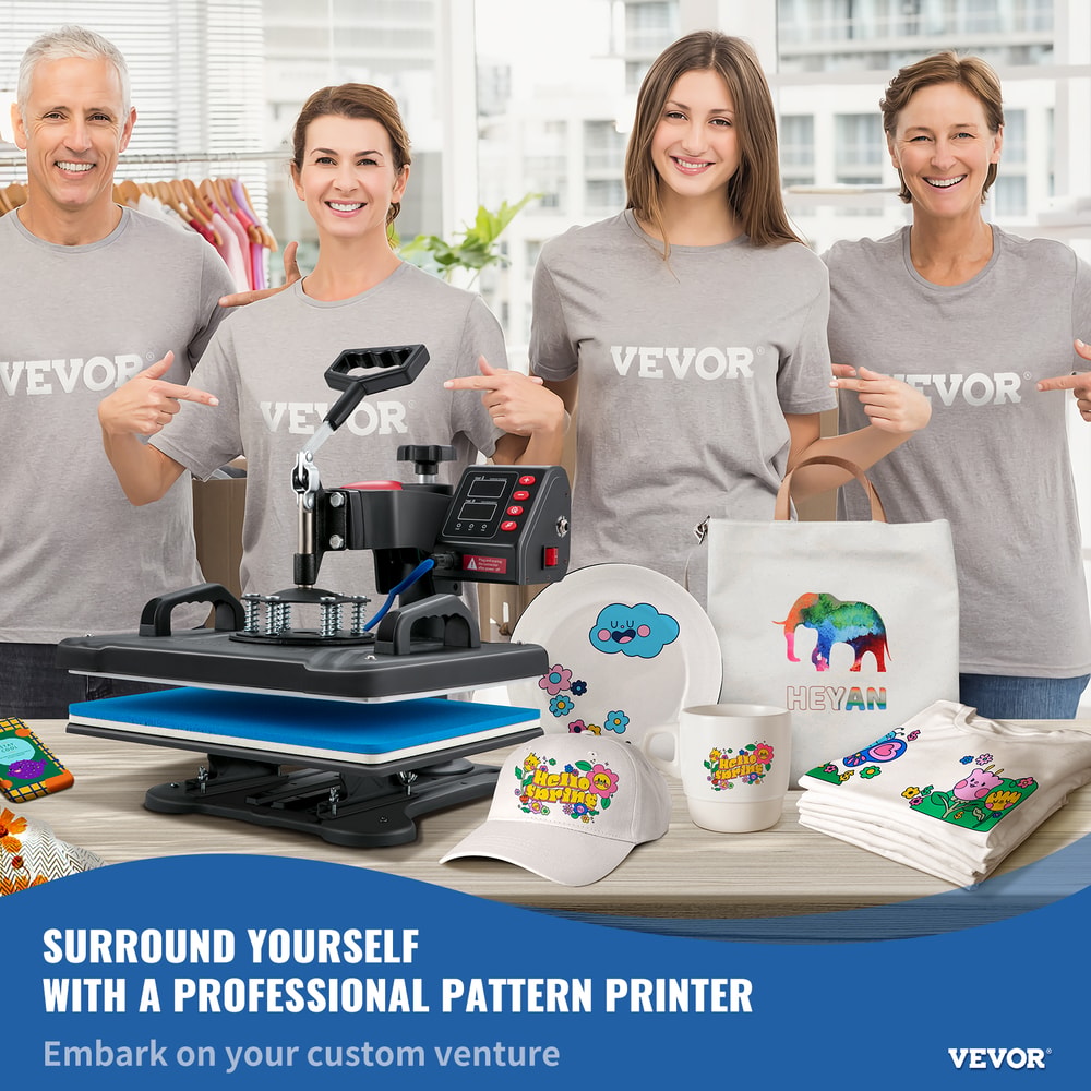 Heat Press Machine Sublimation Printer for T Shirts, Mugs & Caps