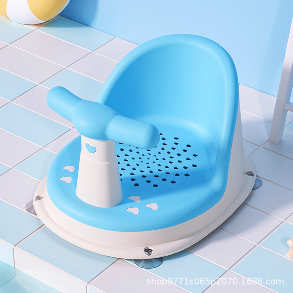 Foldable Baby Shower Seat With Support Anti Slip Infant Bath Chair For Newborns And Toddlers 6