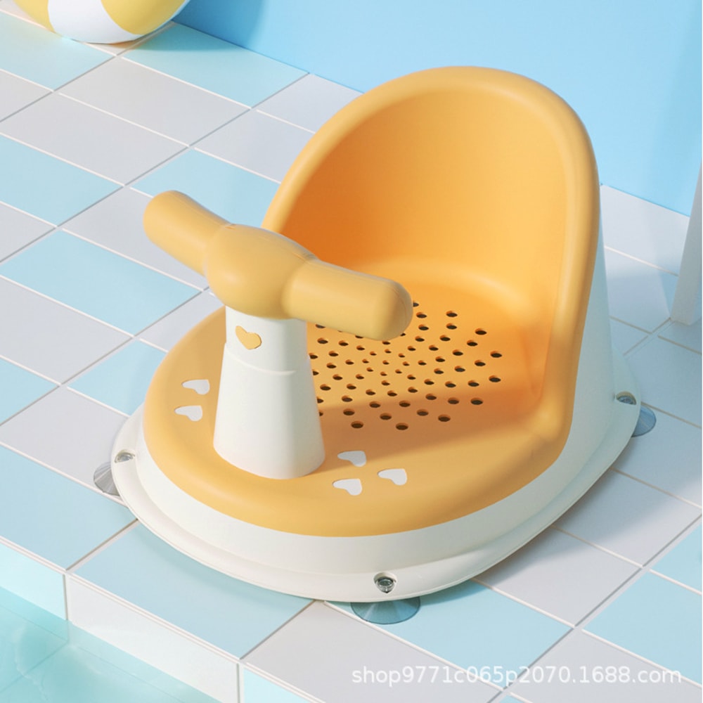 Foldable Baby Shower Seat With Support Anti Slip Infant Bath Chair For Newborns And Toddlers 7