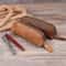 Vintage Leather Pencil Case Organizer Zipper Pouch for Pens Glasses Stationery