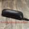 Vintage Leather Pencil Case Organizer Zipper Pouch for Pens Glasses Stationery