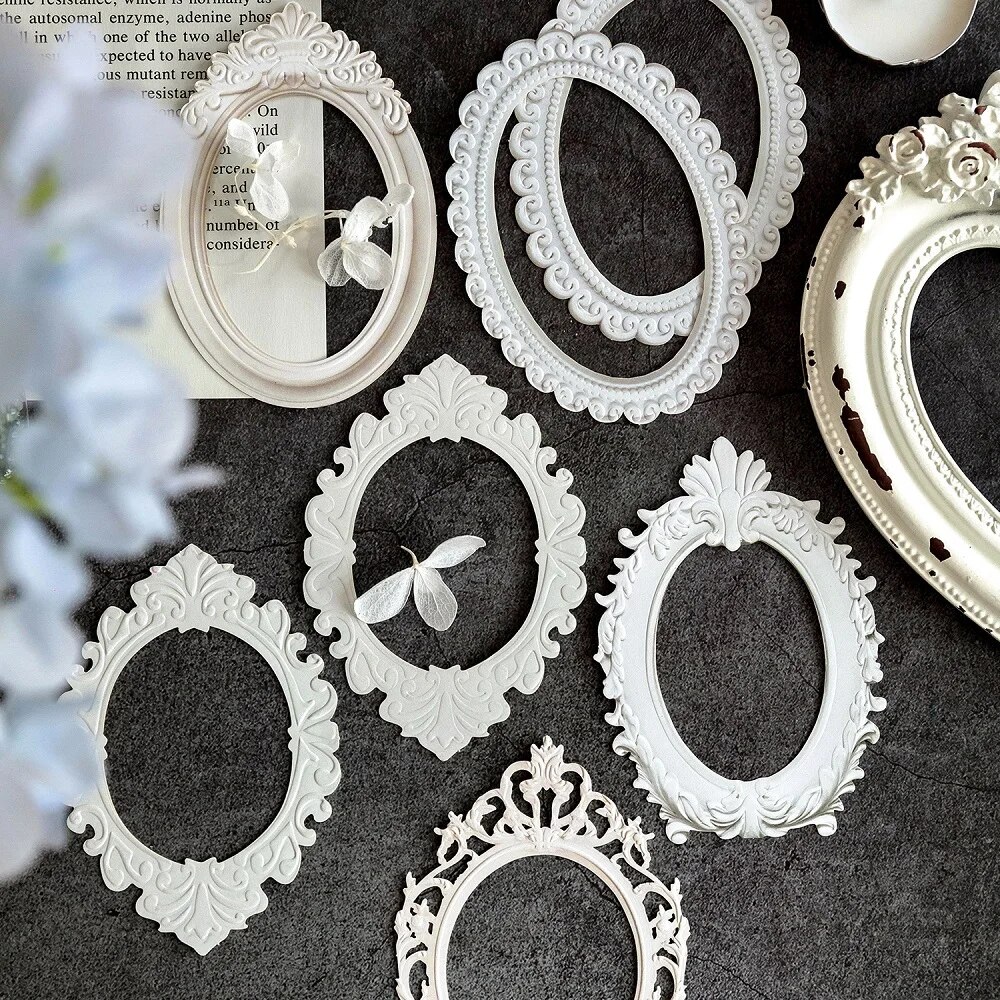Vintage European Hollow Relief Cardstock Set For DIY Crafts Scrapbooking 4