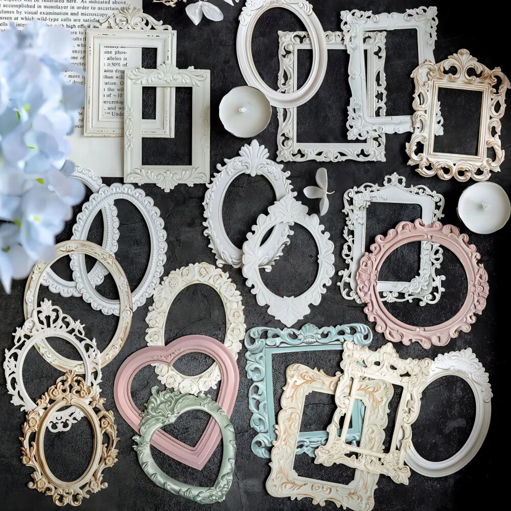 Vintage European Hollow Relief Cardstock Set For DIY Crafts Scrapbooking 5