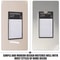 Magnetic Fridge Board Tear Off Memo Pad Reusable Kitchen Planner Board