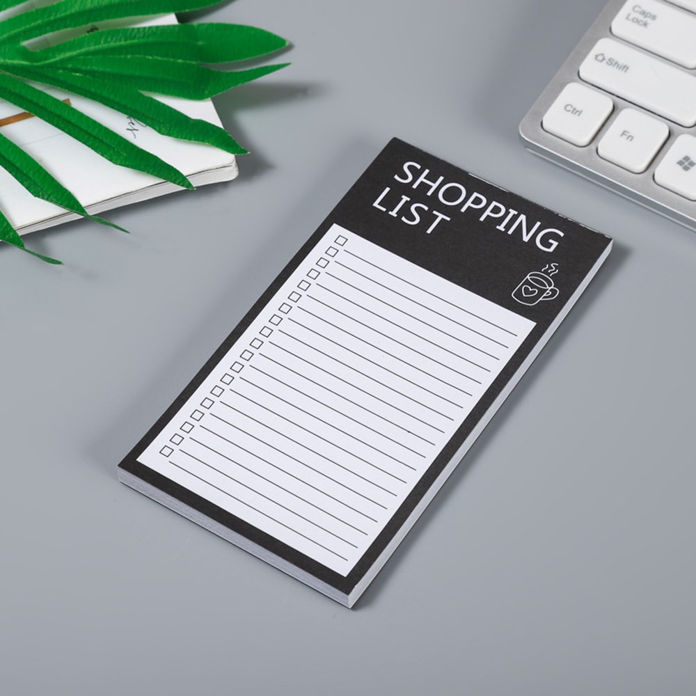 Magnetic Fridge Board Tear Off Memo Pad Reusable Kitchen Planner Board