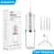 Portable Cordless Water Flosser USB Rechargeable Oral Irrigator with Tips & Cleaning Modes