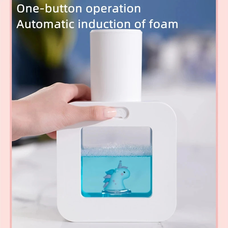 Automatic Touchless Soap Dispenser Cute Pet USB Rechargeable Foam Dispenser 4