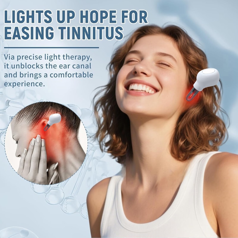 Red Light Therapy Ear Device For Tinnitus Relief And Ear Care 2