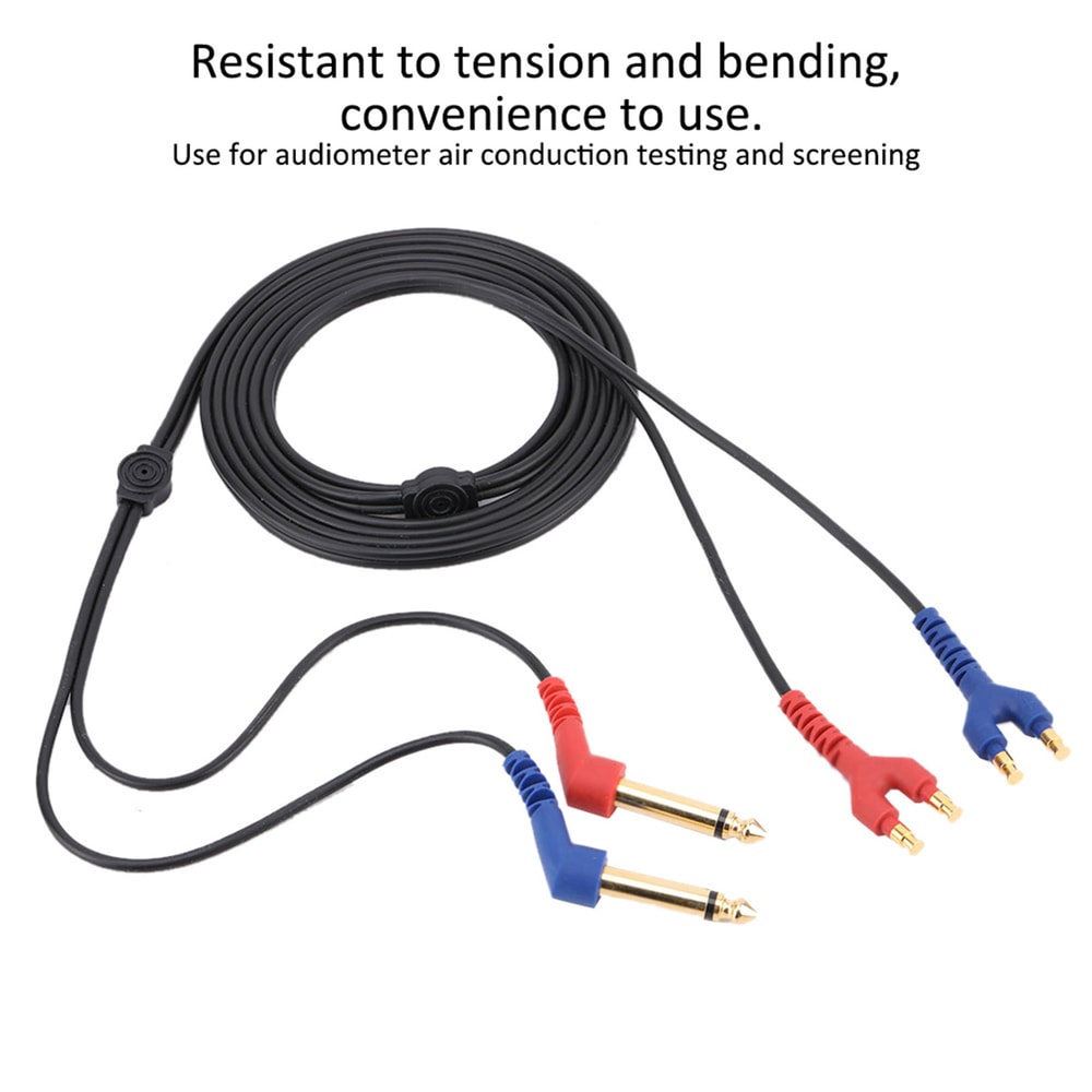 Audiometer Headphone Cable for Air Conduction Hearing Test Systems