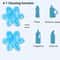 Long Lasting Toilet Cleaner Gel Stick Freshener With Toilet Deodorizer Tablet Fragrance Boost 3