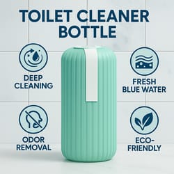 aquafresh automatic toilet cleaner bottle for deep cleaning and long lasting freshness