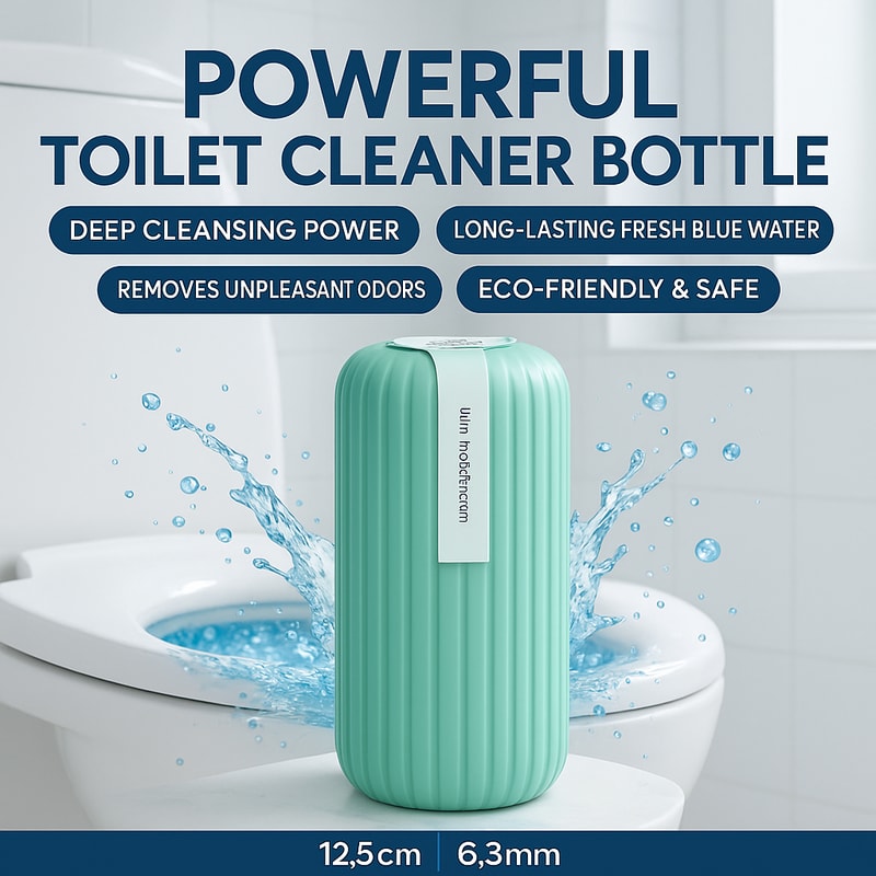 AquaFresh Automatic Toilet Cleaner Bottle For Deep Cleaning And Long Lasting Freshness 1
