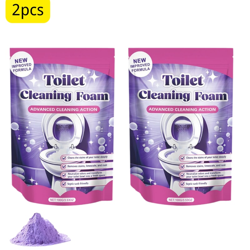 Deep Clean Toilet Foam Cleaner Fresh Deodorizing Bathroom Spray 6