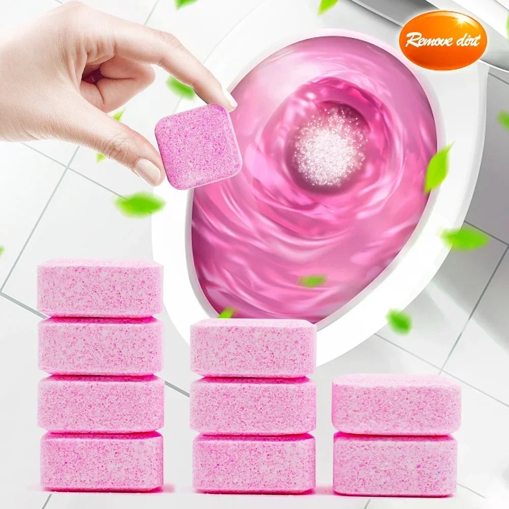 Ultra Fresh Toilet Cleaning Tablets Effervescent Toilet Bowl Cleaner Deodorizer 0