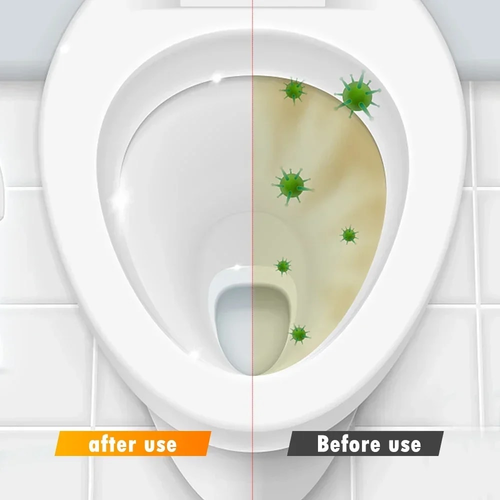 Ultra Fresh Toilet Cleaning Tablets Effervescent Toilet Bowl Cleaner Deodorizer 3