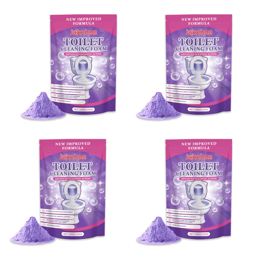 PowerFoam Toilet Bowl Cleaner Powder Deep Cleaning Descaler & Deodorizer
